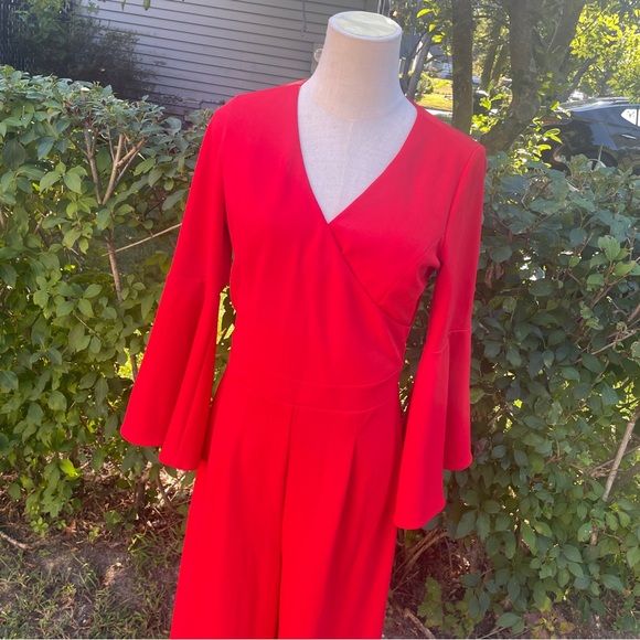 Alexia Admor Red Jumpsuit Women’s 6 - Picture 3 of 12